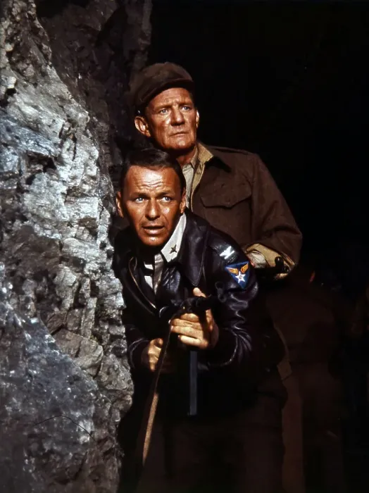 Framed Print : Frank Sinatra And Trevor Howard In Von Ryan's Express Framed Print : Frank Sinatra And Trevor Howard In Von Ryan's Express