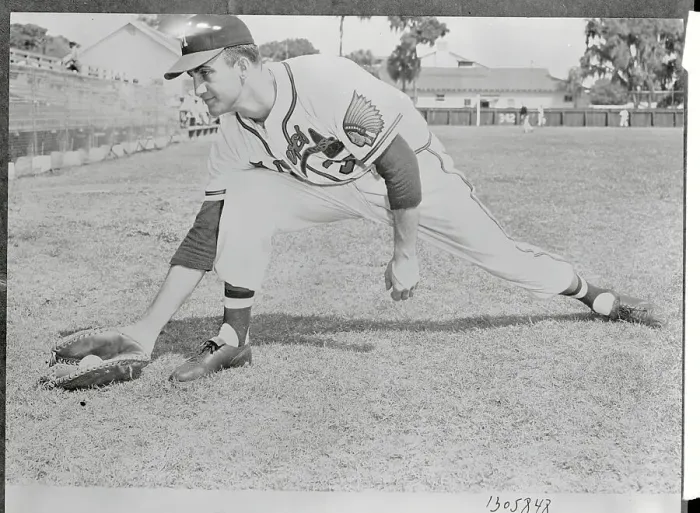 Framed Print : Frank Torre Catching Ball Framed Print : Frank Torre Catching Ball