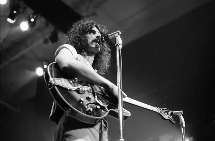 Framed Print : Frank Zappa and the Mothers of Invention Performing