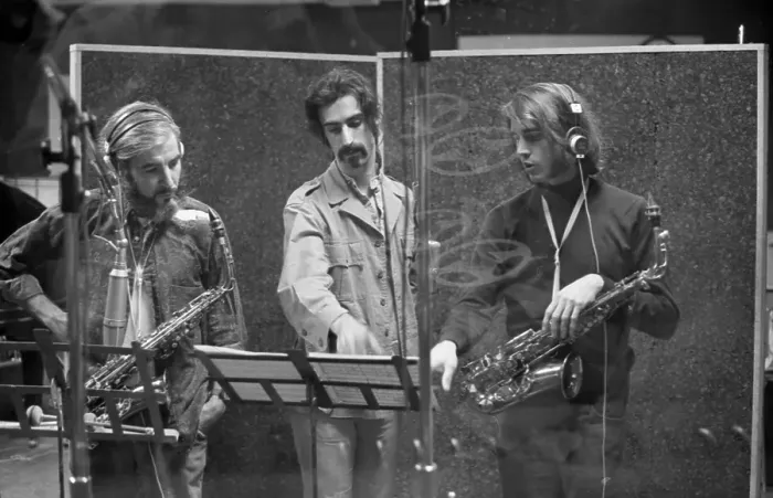 Framed Print : Frank Zappa Recording Session In NY Framed Print : Frank Zappa Recording Session In NY