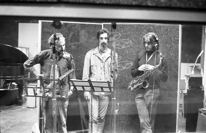 Framed Print : Frank Zappa Recording Session In NY Framed Print : Frank Zappa Recording Session In NY