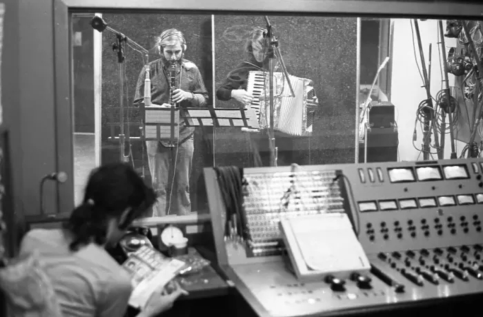 Framed Print : Frank Zappa Recording Session In NY Framed Print : Frank Zappa Recording Session In NY