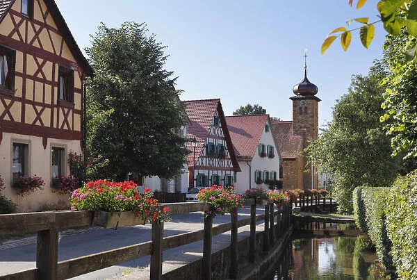 Frankendorf, municipality of Buttenheim, Little Switzerland, Upper Franconia, Franconia, Bavaria, Germany, Europe, PublicGround