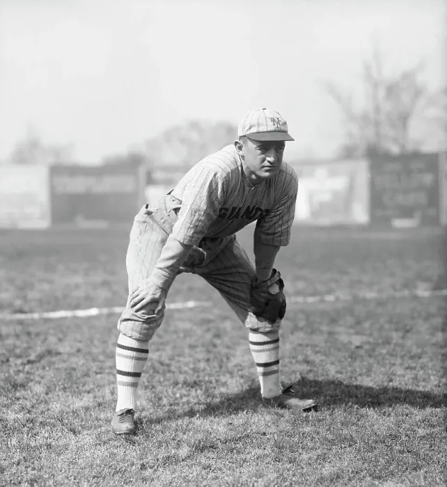 Framed Print : Frankie Frisch Bent Over In Fielding Pos Framed Print : Frankie Frisch Bent Over In Fielding Pos
