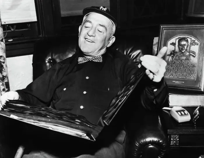 Framed Print : Frankie Frisch Relaxing in Chair Framed Print : Frankie Frisch Relaxing in Chair