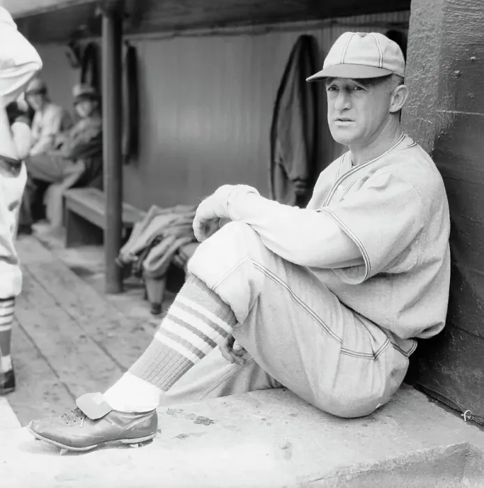 Framed Print : Frankie Frisch Seated In Dugout Framed Print : Frankie Frisch Seated In Dugout