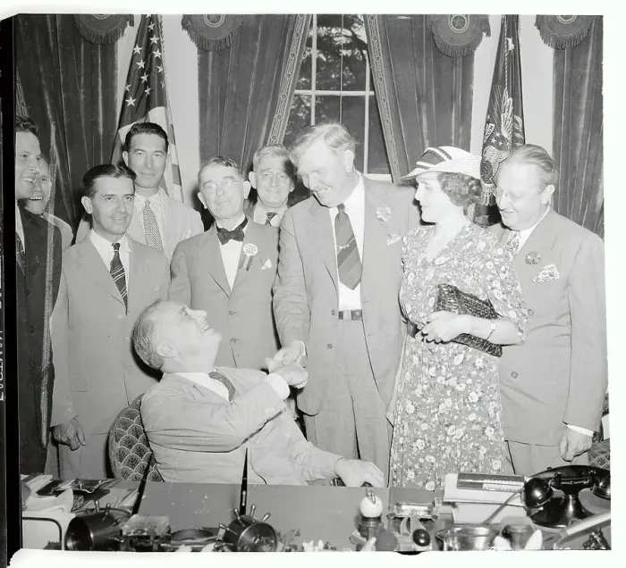 Framed Print : Franklin D. Roosevelt and Associates