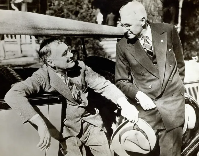 Framed Print : Franklin D. Roosevelt and Bernard Baruch Framed Print : Franklin D. Roosevelt and Bernard Baruch