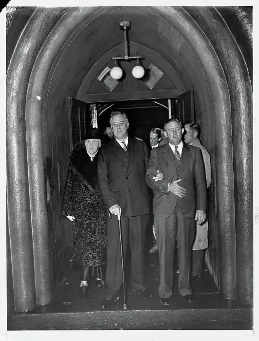 Framed Print : Franklin D. Roosevelt After Church Service Framed Print : Franklin D. Roosevelt After Church Service