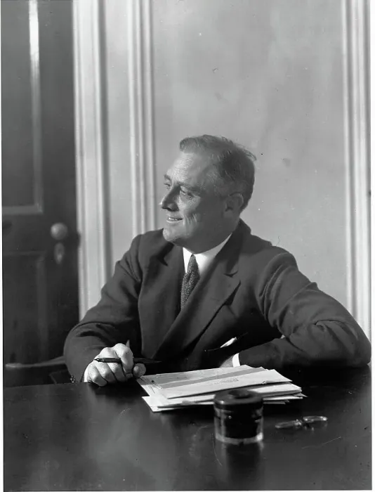 Framed Print : Franklin D. Roosevelt, Gubernatorial Candidate