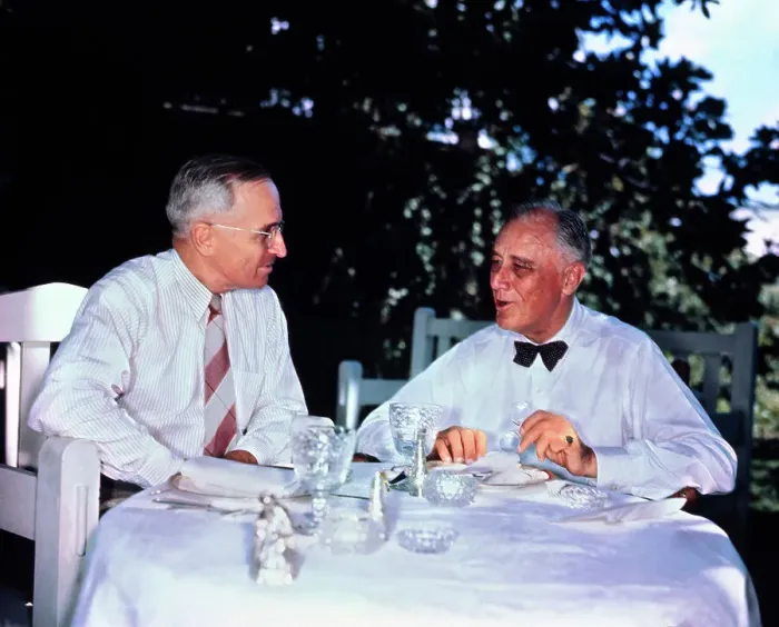 Framed Print : Franklin D. Roosevelt and Harry Truman Framed Print : Franklin D. Roosevelt and Harry Truman