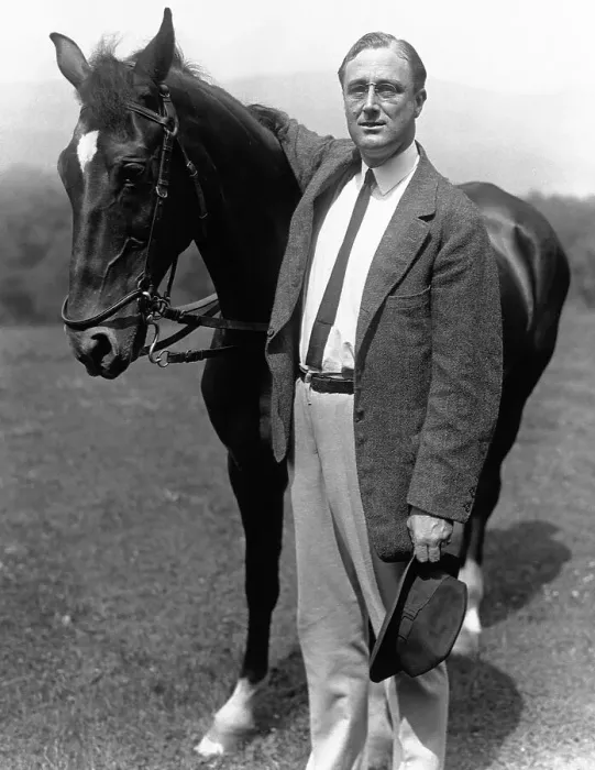 Framed Print : Franklin D. Roosevelt with His Horse Bobbie Framed Print : Franklin D. Roosevelt with His Horse Bobbie