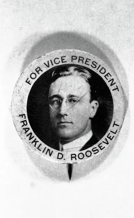 Framed Print : Franklin D. Roosevelt Vice Presidential Campaign Button Framed Print : Franklin D. Roosevelt Vice Presidential Campaign Button