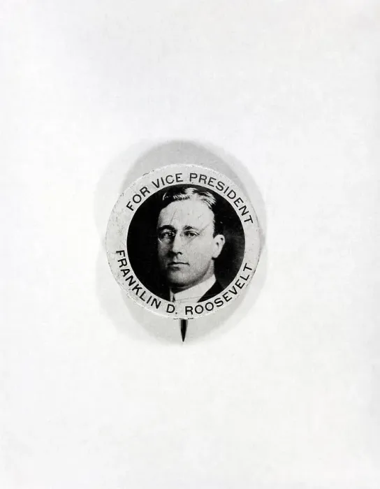 Framed Print : Franklin D. Roosevelt Vice Presidential Campaign Button Framed Print : Franklin D. Roosevelt Vice Presidential Campaign Button