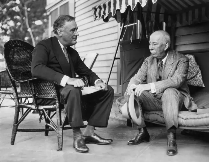 Framed Print : Franklin Delano Roosevelt and Edward M. House Framed Print : Franklin Delano Roosevelt and Edward M. House