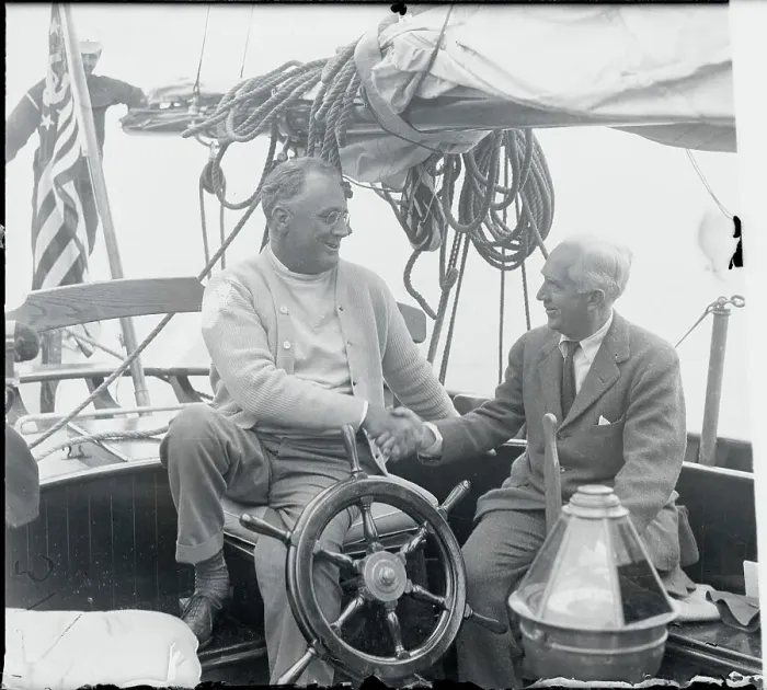 Framed Print : Franklin Delano Roosevelt and Norman H. Davis Framed Print : Franklin Delano Roosevelt and Norman H. Davis