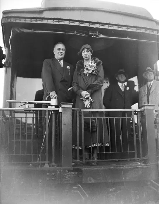 Framed Print : Franklin and Eleanor Roosevelt 1932 Campaign Framed Print : Franklin and Eleanor Roosevelt 1932 Campaign