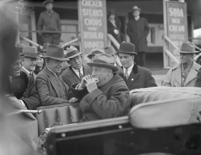 Framed Print : Franklin Roosevelt Eating Sandwich While Campaigning Framed Print : Franklin Roosevelt Eating Sandwich While Campaigning