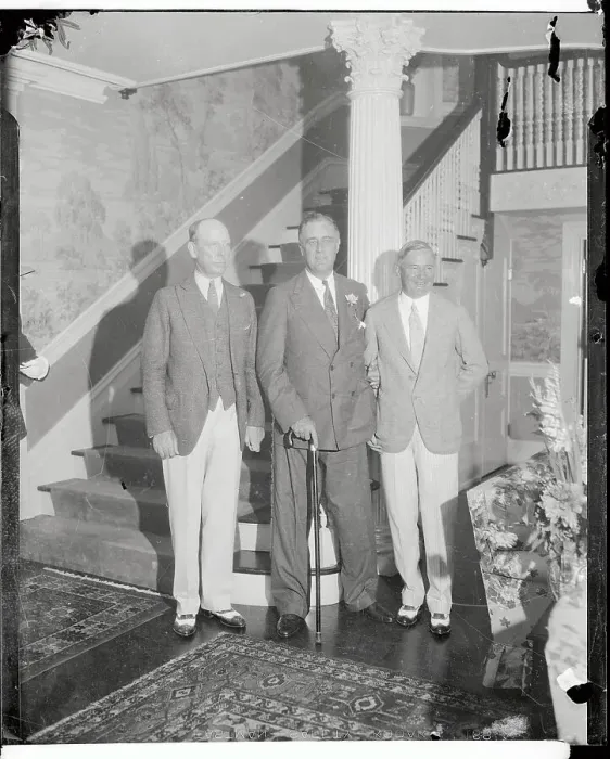 Framed Print : Franklin Roosevelt with Frank Hague and A Harry Moore Framed Print : Franklin Roosevelt with Frank Hague and A Harry Moore