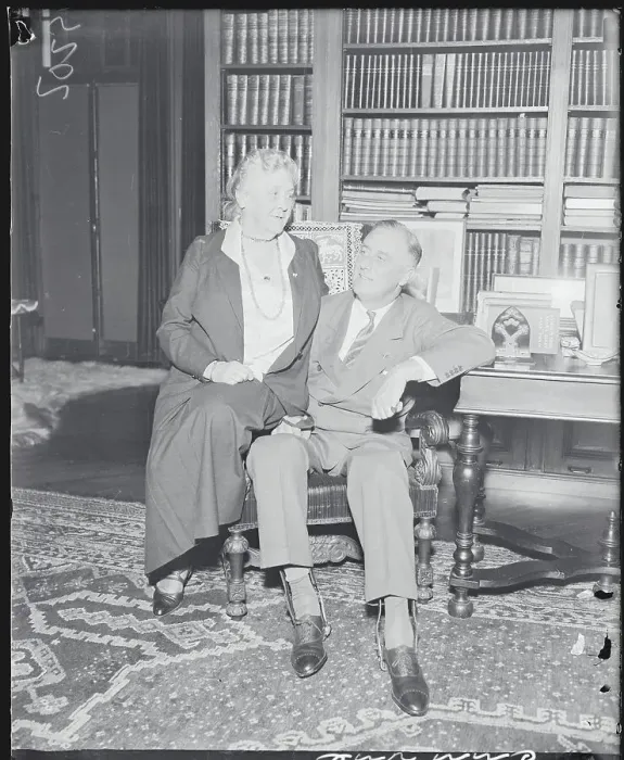 Framed Print : Franklin Roosevelt and Mother Framed Print : Franklin Roosevelt and Mother