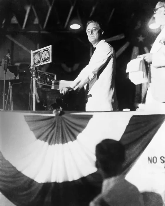 Framed Print : Franklin Roosevelt Speaking at Convention Framed Print : Franklin Roosevelt Speaking at Convention