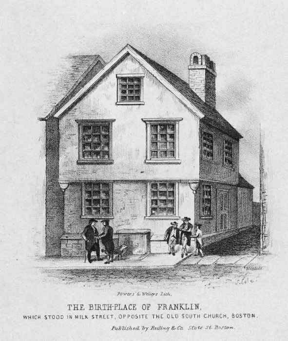 Framed Print : Franklins Birthplace Framed Print : Franklins Birthplace