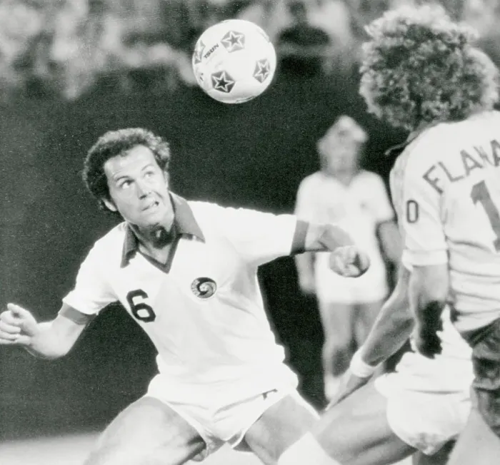 Framed Print : Franz Beckenbauer in Soccer Action Framed Print : Franz Beckenbauer in Soccer Action
