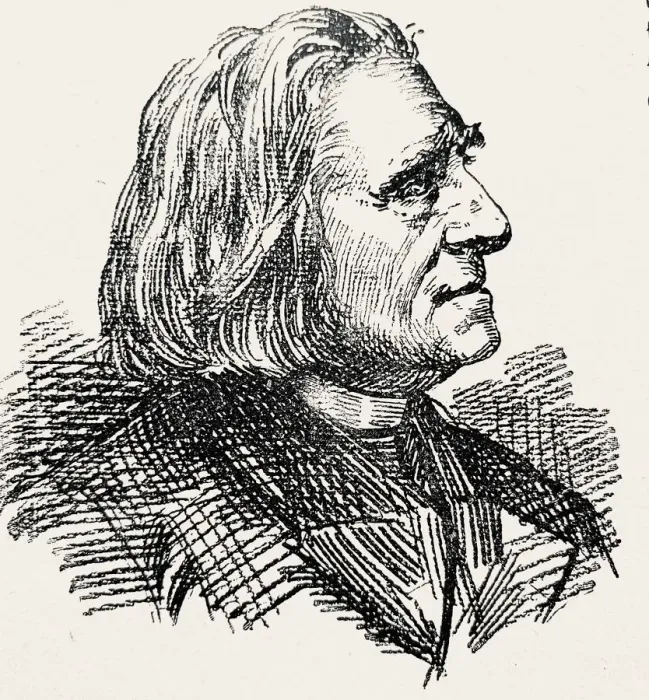 Framed Print : Franz Liszt, composer, 1811-1886