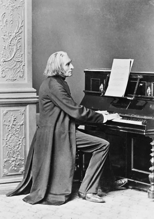 Framed Print : Franz Liszt Playing the Piano Framed Print : Franz Liszt Playing the Piano