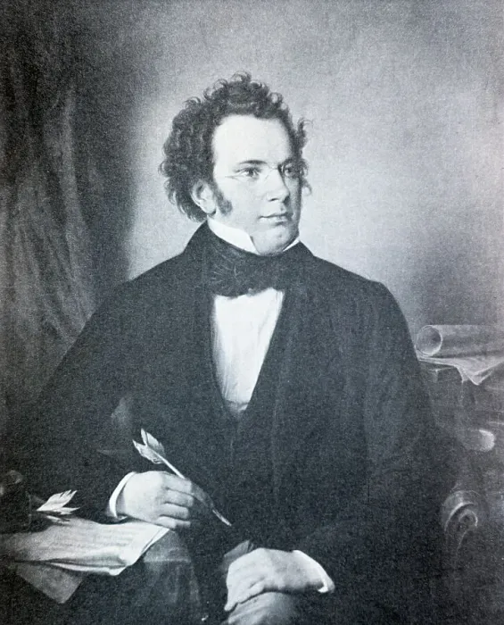 Framed Print : Franz Schubert, Austrian Composer