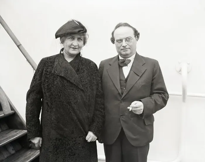 Framed Print : Franz Werfel and Wife Framed Print : Franz Werfel and Wife