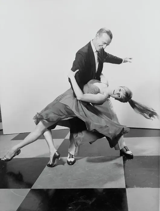 Framed Print : Fred Astaire and Barrie Chase Dancing Framed Print : Fred Astaire and Barrie Chase Dancing