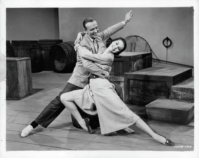 Framed Print : Fred Astaire And Cyd Charisse In Silk Stockings Framed Print : Fred Astaire And Cyd Charisse In Silk Stockings