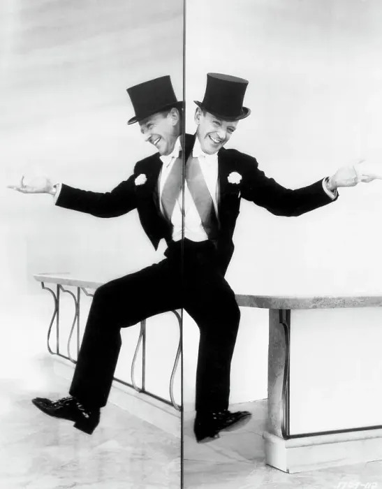 Framed Print : Fred Astaire Dancing Along Mirror Framed Print : Fred Astaire Dancing Along Mirror