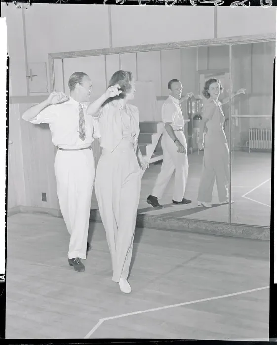 Framed Print : Fred Astaire and Eleanor Powell Rehearsing Framed Print : Fred Astaire and Eleanor Powell Rehearsing