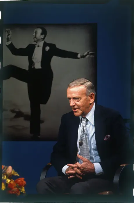 Framed Print : Fred Astaire near Wall Portrait Framed Print : Fred Astaire near Wall Portrait