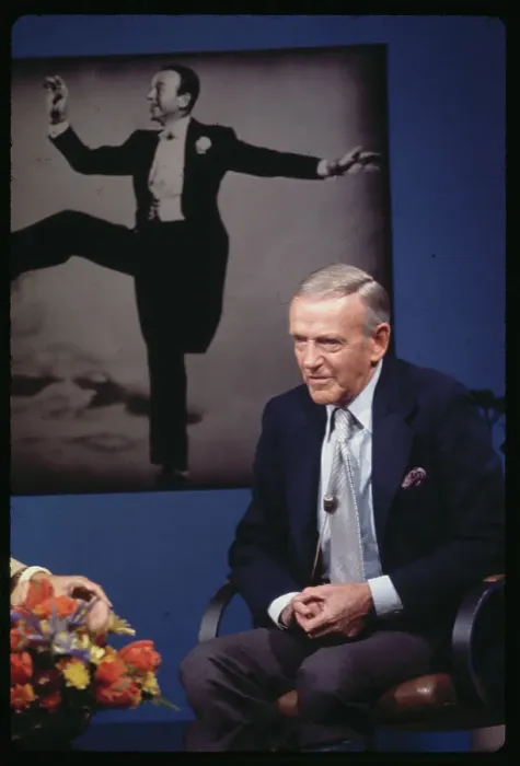 Framed Print : Fred Astaire Beside His Portrait