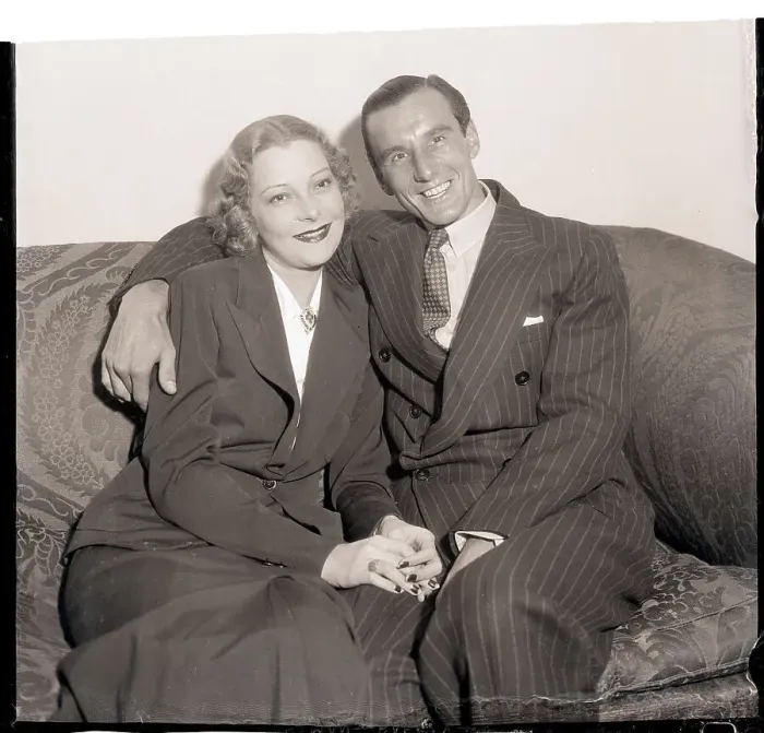 Framed Print : Fred Perry and Wife Helen Vinson Framed Print : Fred Perry and Wife Helen Vinson