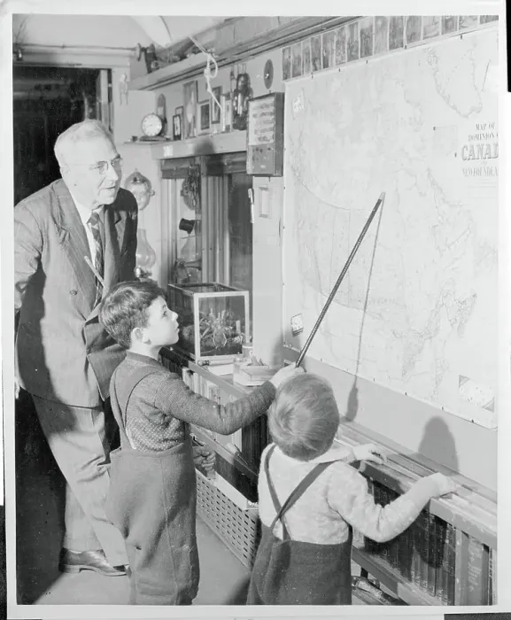 Framed Print : Fred Sloman Teaching Students at Blackboard Framed Print : Fred Sloman Teaching Students at Blackboard