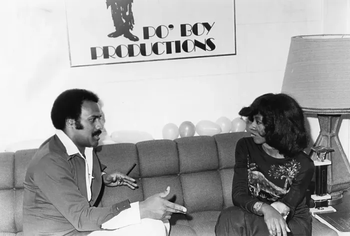 Framed Print : Fred Williamson At Po Boy Productions Framed Print : Fred Williamson At Po Boy Productions