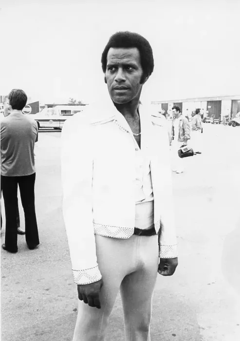 Framed Print : Fred Williamson On Set Of 3 The Hard Way Framed Print : Fred Williamson On Set Of 3 The Hard Way