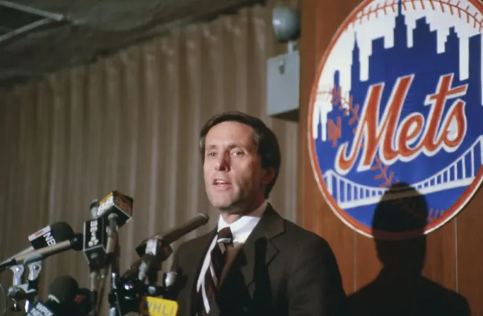 Framed Print : Fred Wilpon During Press Conference Framed Print : Fred Wilpon During Press Conference