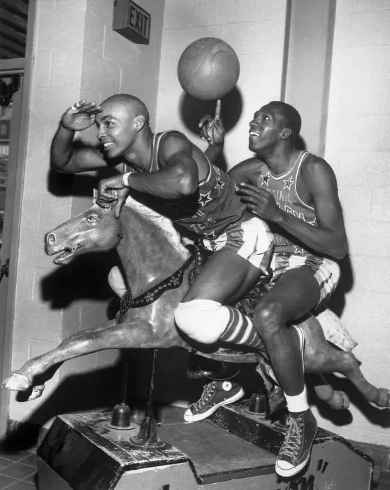 Framed Print : Freddie Neal and Meadowlark Lemon Framed Print : Freddie Neal and Meadowlark Lemon