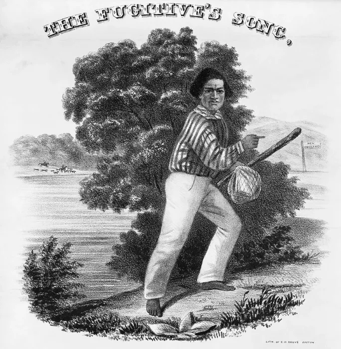 Framed Print : Frederick Douglass Fugitive Song Framed Print : Frederick Douglass Fugitive Song
