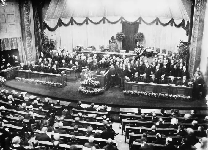 Framed Print : Frederick Ebert Opening National Assembl Framed Print : Frederick Ebert Opening National Assembl