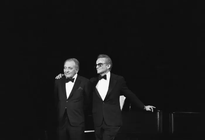 Framed Print : Frederick Loewe and Alan Jay Lerner Framed Print : Frederick Loewe and Alan Jay Lerner