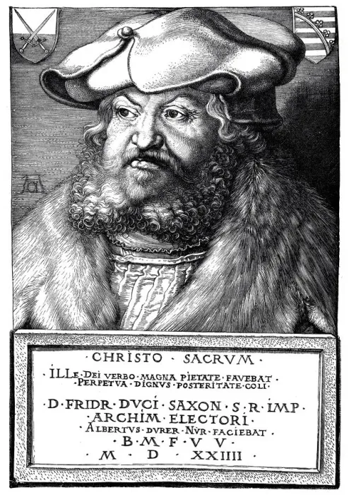 Framed Print : Frederick the Wise Duke of Saxony Framed Print : Frederick the Wise Duke of Saxony