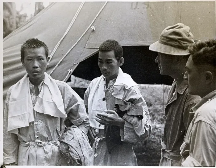 Framed Print : Two Freed Chinese, In Pj'S, Interpreters Framed Print : Two Freed Chinese, In Pj'S, Interpreters
