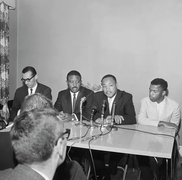Framed Print : Freedom Rider Leaders Holding Press Conference Framed Print : Freedom Rider Leaders Holding Press Conference