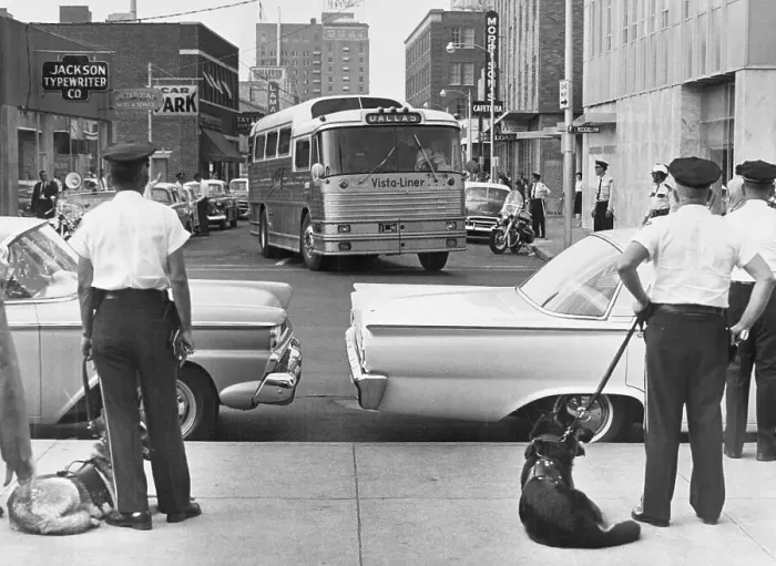 Framed Print : Freedom Riders Arriving in Jackson Framed Print : Freedom Riders Arriving in Jackson